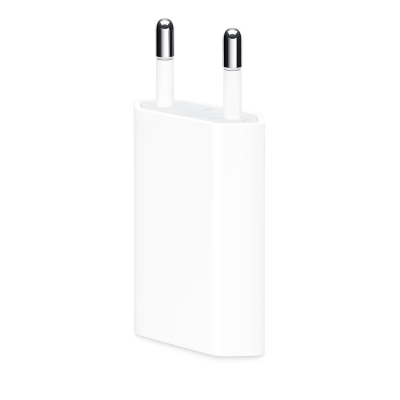 Адаптер живлення Apple 5W USB Power Adapter  Кабелі, адаптери
