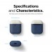 Чохол Elago A2 Duo Case Indigo/Classic White/Yellow for Airpods with Wireless Charging Case  Чохли для AirPods
   2 