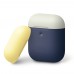 Чохол Elago A2 Duo Case Indigo/Classic White/Yellow for Airpods with Wireless Charging Case  Чохли для AirPods
   5 