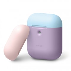 Чохол Elago A2 Duo Case Lavender/Pastel Blue/Lovely Pink for Airpods with Wireless Charging Case Чохол Elago A2 Duo Case Lavender/Pastel Blue/Lovely Pink for Airpods with Wireless Charging Case