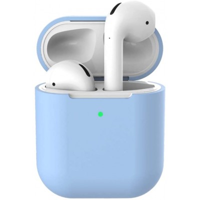 Чохол для AirPods Silicone Case - Light Blue  Чохли для AirPods
