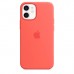 Чохол Apple iPhone 12/12 Pro Silicone Case with MagSafe - Pink Citrus Copy  Чохли для iPhone
   6 