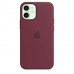 Чохол Apple iPhone 12 mini Silicone Case with MagSafe - Plum  Чохли для iPhone
   1 