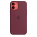 Чохол Apple iPhone 12 mini Silicone Case with MagSafe - Plum  Чохли для iPhone
   2 