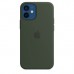 Чохол Apple iPhone 12/12 Pro Silicone Case with MagSafe - Cyprus Green  Чохли для iPhone
   9 