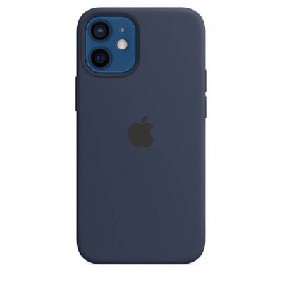 Чохол Apple iPhone 12/12 Pro Silicone Case with MagSafe - Deep Navy  Чохли для iPhone
