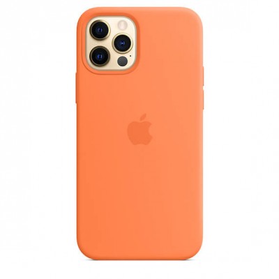 Чехол Apple iPhone 12/12 Pro Silicone Case with MagSafe - Kumquat  Чехлы для iPhone   5 
