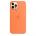 Чехол Apple iPhone 12/12 Pro Silicone Case with MagSafe - Kumquat  Чехлы для iPhone   5 