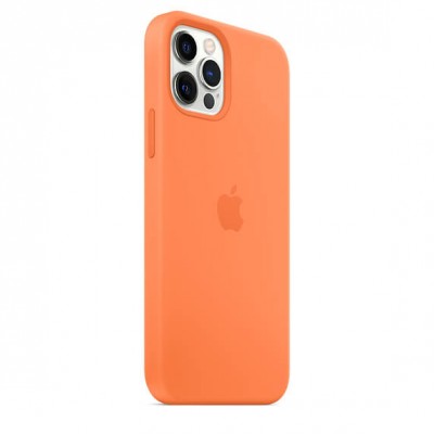 Чехол Apple iPhone 12/12 Pro Silicone Case with MagSafe - Kumquat  Чехлы для iPhone   8 