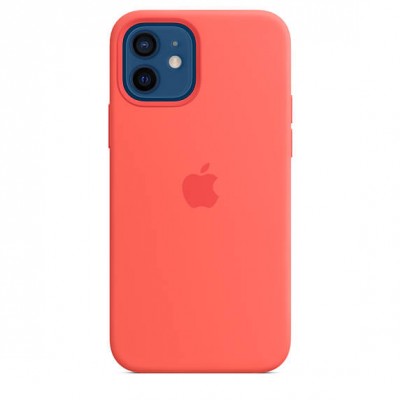 Чохол Apple iPhone 12/12 Pro Silicone Case with MagSafe - Pink Citrus  Чохли для iPhone
