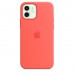 Чохол Apple iPhone 12/12 Pro Silicone Case with MagSafe - Pink Citrus  Чохли для iPhone
   1 