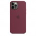 Чохол Apple iPhone 12/12 Pro Silicone Case with MagSafe - Plum  Чохли для iPhone
   6 