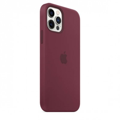 Чохол Apple iPhone 12/12 Pro Silicone Case with MagSafe - Plum  Чохли для iPhone
   8 