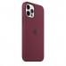Чохол Apple iPhone 12/12 Pro Silicone Case with MagSafe - Plum  Чохли для iPhone
   8 