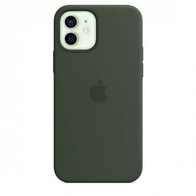 Чохол Apple iPhone 12/12 Pro Silicone Case with MagSafe - Cyprus Green  Чохли для iPhone
   1 