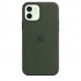 Чохол Apple iPhone 12/12 Pro Silicone Case with MagSafe - Cyprus Green  Чохли для iPhone
   1 