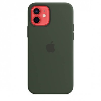 Чохол Apple iPhone 12/12 Pro Silicone Case with MagSafe - Cyprus Green  Чохли для iPhone
   2 