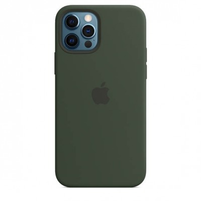 Чохол Apple iPhone 12/12 Pro Silicone Case with MagSafe - Cyprus Green  Чохли для iPhone
   4 
