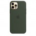 Чохол Apple iPhone 12/12 Pro Silicone Case with MagSafe - Cyprus Green  Чохли для iPhone
   5 