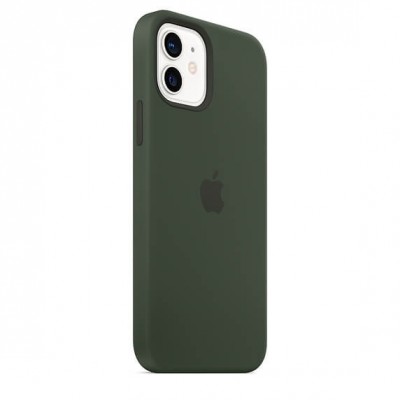 Чохол Apple iPhone 12/12 Pro Silicone Case with MagSafe - Cyprus Green  Чохли для iPhone
   7 