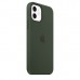 Чохол Apple iPhone 12/12 Pro Silicone Case with MagSafe - Cyprus Green  Чохли для iPhone
   7 