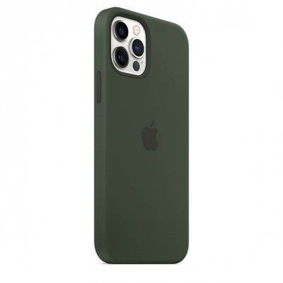 Чохол Apple iPhone 12/12 Pro Silicone Case with MagSafe - Cyprus Green  Чохли для iPhone
   8 