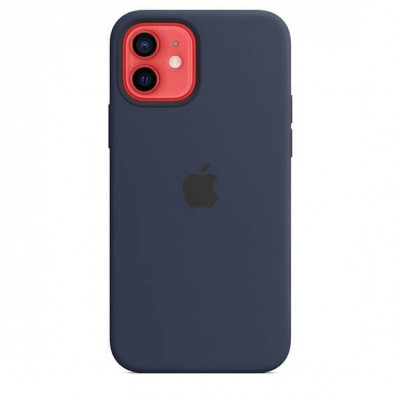 Чохол Apple iPhone 12/12 Pro Silicone Case with MagSafe - Deep Navy  Чохли для iPhone
   2 