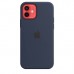 Чохол Apple iPhone 12/12 Pro Silicone Case with MagSafe - Deep Navy  Чохли для iPhone
   2 