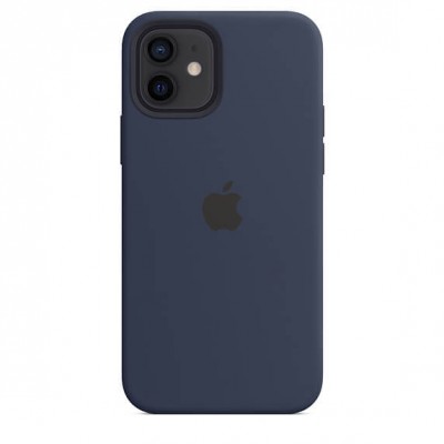 Чохол Apple iPhone 12/12 Pro Silicone Case with MagSafe - Deep Navy  Чохли для iPhone
   3 