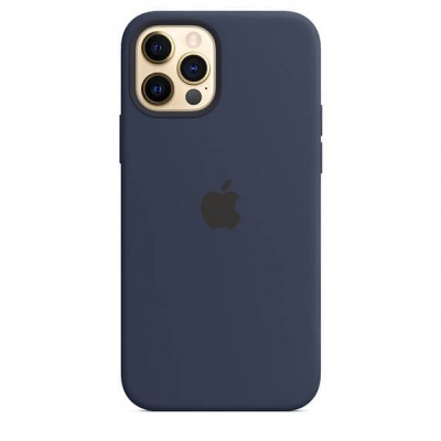 Чохол Apple iPhone 12 Pro Max Silicone Case with MagSafe - Deep Navy  Чохли для iPhone
   2 