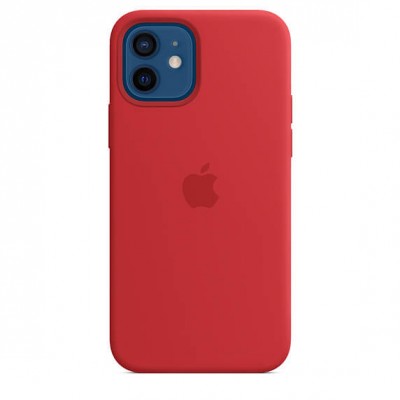 Чехол Apple iPhone 12/12 Pro Silicone Case with MagSafe -(PRODUCT)RED  Чехлы для iPhone
