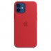 Чехол Apple iPhone 12/12 Pro Silicone Case with MagSafe -(PRODUCT)RED  Чехлы для iPhone   9 