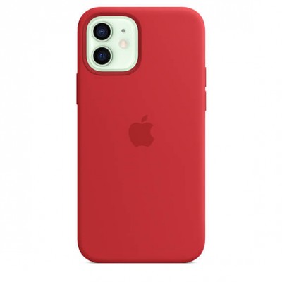 Чехол Apple iPhone 12/12 Pro Silicone Case with MagSafe -(PRODUCT)RED  Чехлы для iPhone   9 