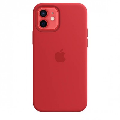 Чехол Apple iPhone 12/12 Pro Silicone Case with MagSafe -(PRODUCT)RED  Чехлы для iPhone   8 