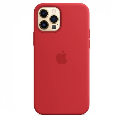 Чехол Apple iPhone 12/12 Pro Silicone Case with MagSafe -(PRODUCT)RED  Чехлы для iPhone   2 