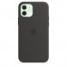 Чохол Apple iPhone 12/12 Pro Silicone Case with MagSafe -Black  Чохли для iPhone
   9 