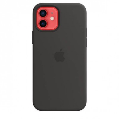 Чохол Apple iPhone 12/12 Pro Silicone Case with MagSafe -Black  Чохли для iPhone
   8 