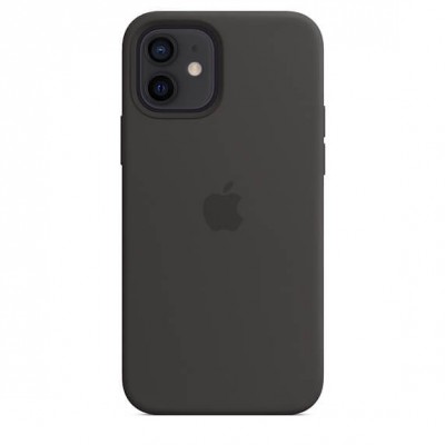 Чохол Apple iPhone 12/12 Pro Silicone Case with MagSafe -Black  Чохли для iPhone
   7 