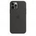 Чохол Apple iPhone 12/12 Pro Silicone Case with MagSafe -Black  Чохли для iPhone
   4 