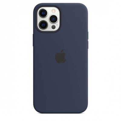 Чохол Apple iPhone 12 Pro Max Silicone Case with MagSafe - Deep Navy  Чохли для iPhone
   3 