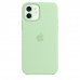 Чохол Apple iPhone 12/12 Pro Silicone Case with MagSafe - Pistachio Copy  Чохли для iPhone
   2 