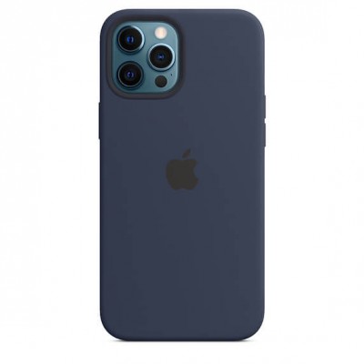 Чохол Apple iPhone 12 Pro Max Silicone Case with MagSafe - Deep Navy  Чохли для iPhone
