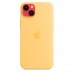Чохол Apple iPhone 14 Plus Silicone Case with MagSafe - Sunglow Copy  Чохли для iPhone
   1 