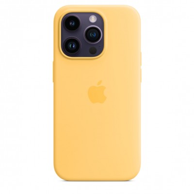 Чохол Apple iPhone 14 Pro Silicone Case with MagSafe - Sunglow Copy  Чохли для iPhone
   1 