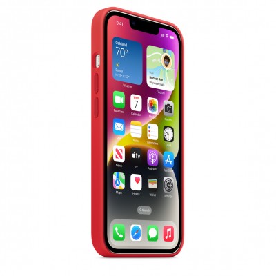 Чехол iPhone 14 Silicone Case with MagSafe - (PRODUCT)RED Copy  Чехлы для iPhone   1 