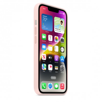 Чохол iPhone 14 Silicone Case with MagSafe - Chalk Pink Copy  Чохли для iPhone
   2 