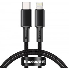 Кабель Baseus High Density Braided Fast Charging Data Cable Type-C to iP PD 20W 1m Black