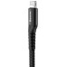 Кабель Baseus Fish Eye Spring Data Cable USB For iP 2A 1m Black  Кабелі, адаптери
   1 
