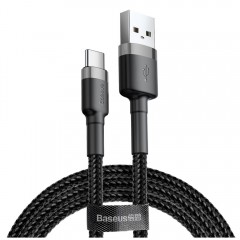 Кабель Baseus Cafule Cable USB для iP 2m Black/Gray