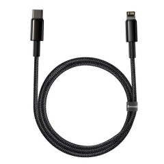 Кабель Baseus Tungsten Gold Fast Charging Data Cable Type-C to iP PD 20W 2m Black